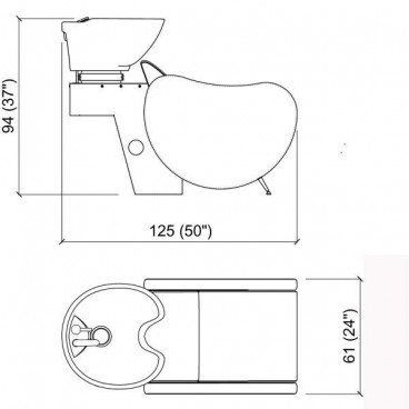 Мойка парикмахерская "MAMBOWASH BASIC"